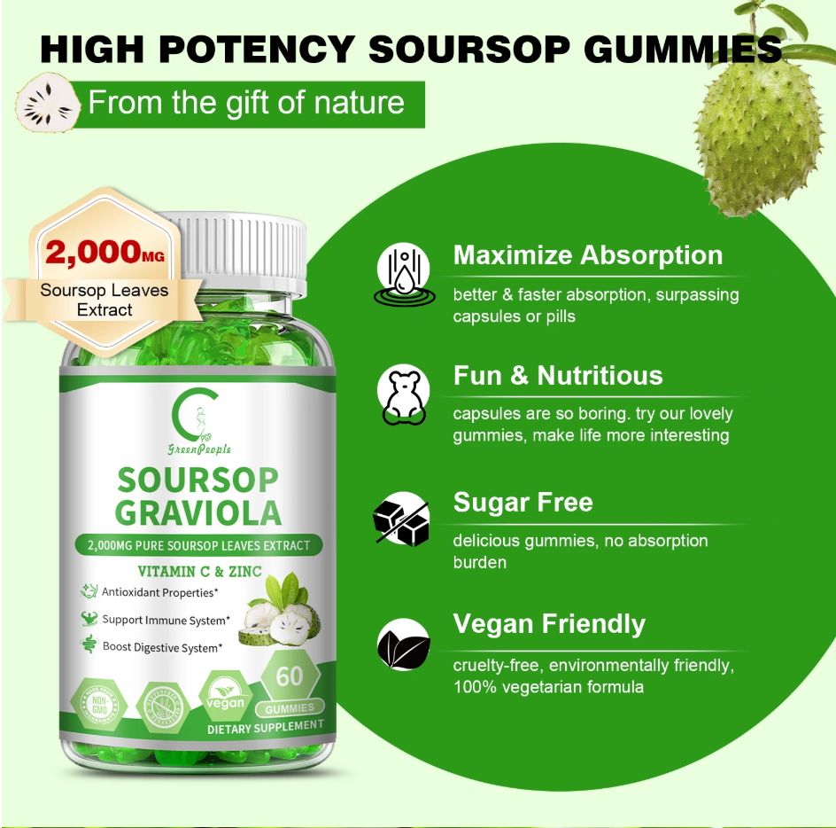 SourGlow™ Soursop Wellness Gummies
