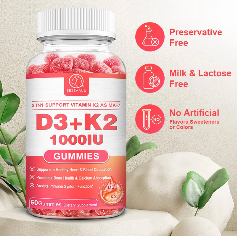 BoneViva™ D3 + K2 Gummies