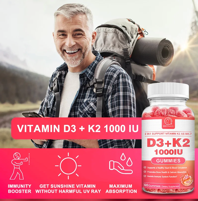 BoneViva™ D3 + K2 Gummies